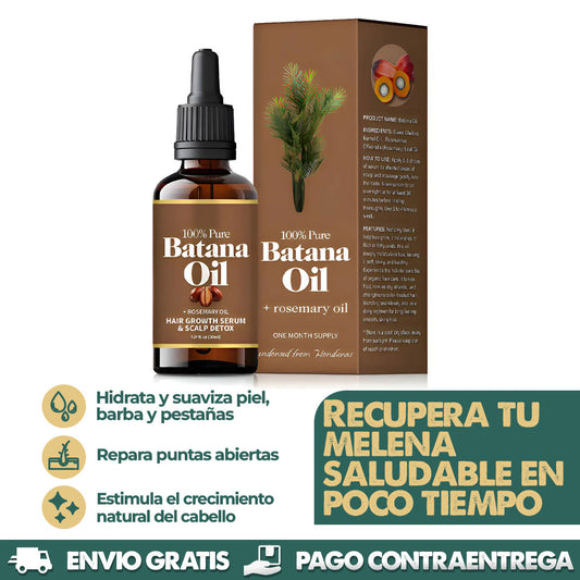 BATANA OIL | Crecimiento Capilar en un solo Aceite