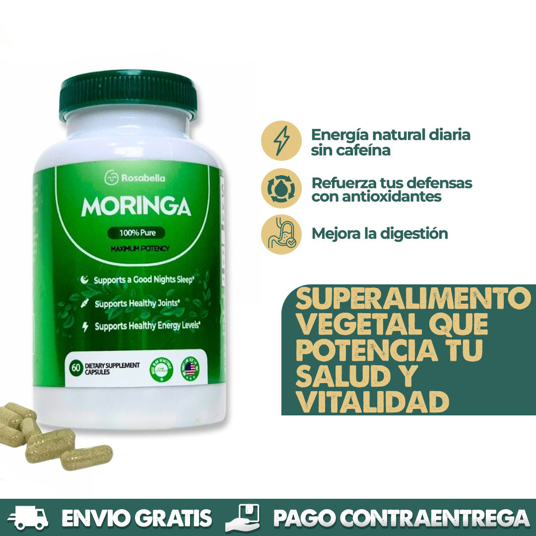 Cápsulas de Moringa | Apoyo a tu salud y vitalidad
