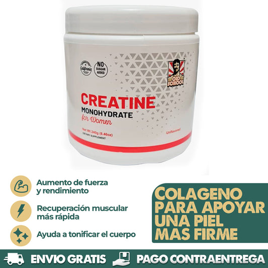 Creatine Monohidrate - Multiples beneficios para mujeres