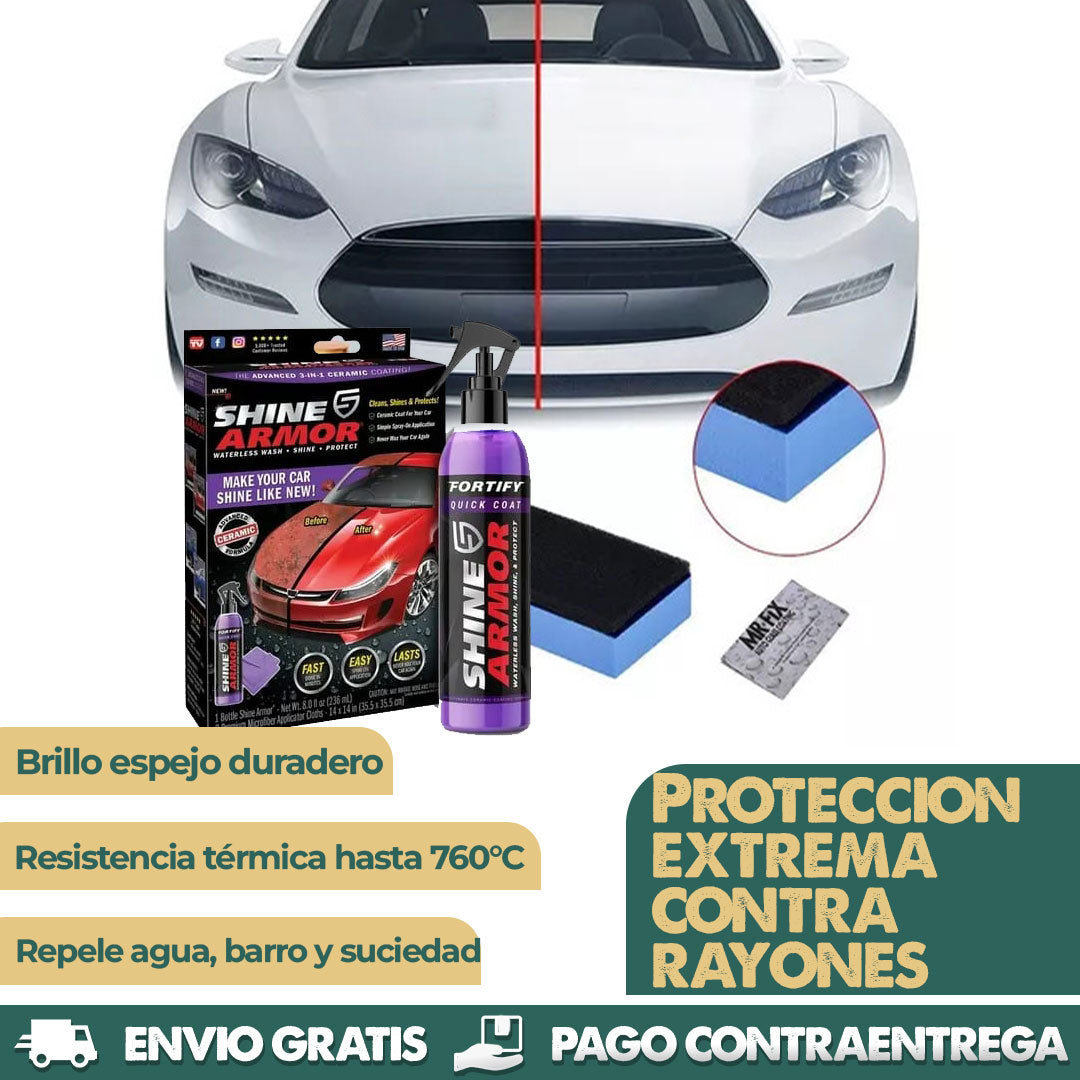 Shine Armor - Brillo espejo duradero para tu carro